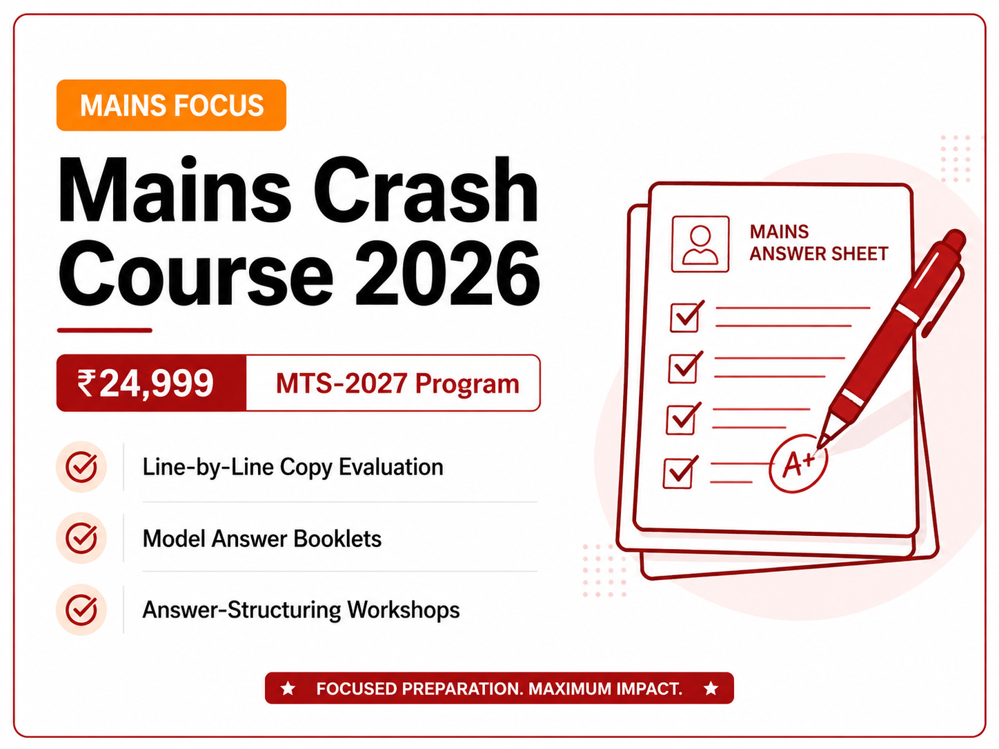 FAHM IAS test series and analytics dashboard